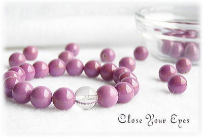 ハイパーエナジーブレス　フォスフォシデライト　１０ｍｍ　画像１