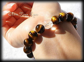 ハイパーエナジーブレスレット　タイガーズアイ　１０ｍｍ
