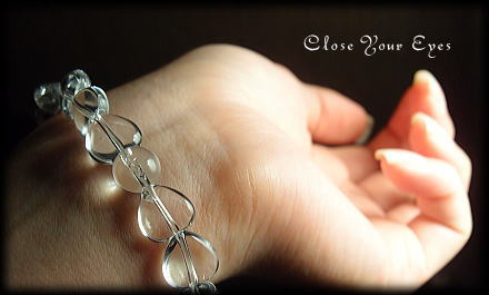 ハイパーラフブレスレット クリスタル・ハート