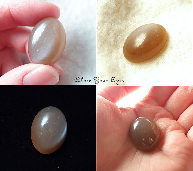 毎日ひとつお守りヒーリングストーン　２５　ブラウンムーンストーン