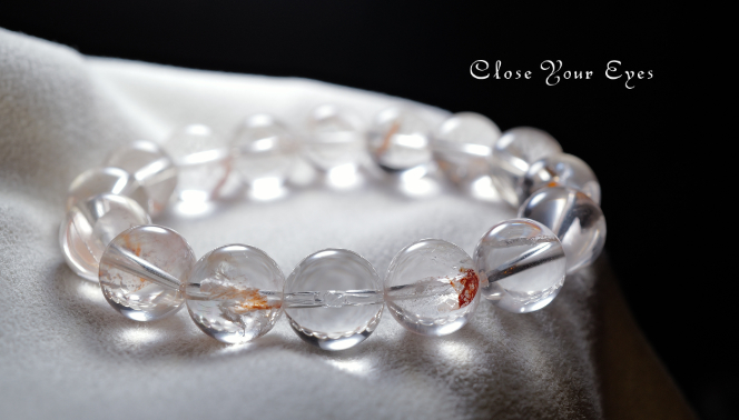 １２ｍｍエナジーブレス　 オーロラハートクォーツ　０２　オンリーワンブレス