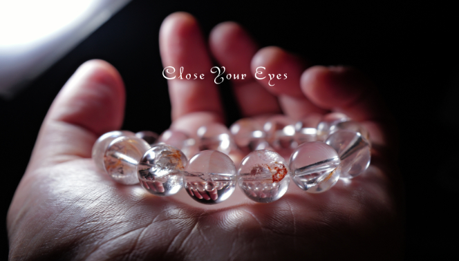 １２ｍｍエナジーブレス　 オーロラハートクォーツ　０２　オンリーワンブレス