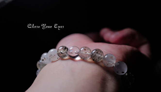 8mmエナジーブレス ドットマイカクォーツ 01 オンリーワンブレス