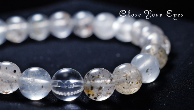 8mmエナジーブレス ドットマイカクォーツ 02 オンリーワンブレス