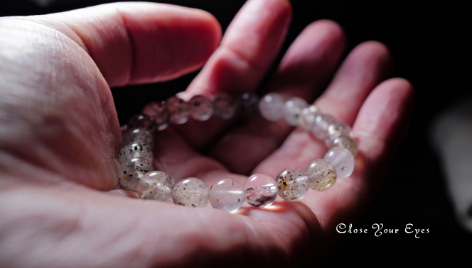 8mmエナジーブレス ドットマイカクォーツ 02 オンリーワンブレス