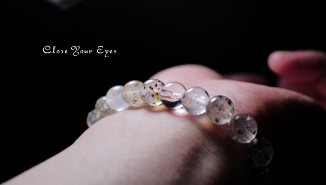 8mmエナジーブレス ドットマイカクォーツ 02 オンリーワンブレス