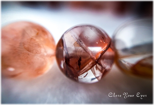 オンリーワンブレス　１０ｍｍハイパーエナジーブレス　ヘマタイトinクォーツ　レッド