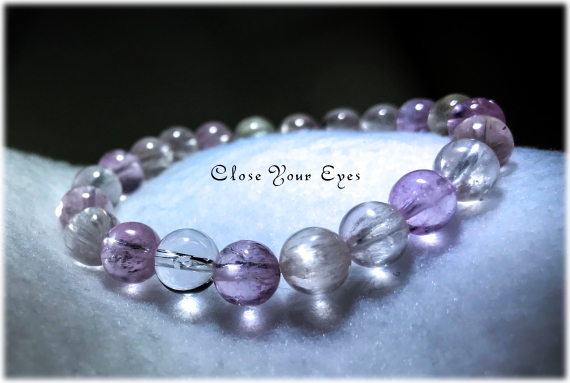 オンリーワンブレス　８ｍｍハイパーエナジーブレスレット　クンツァイト