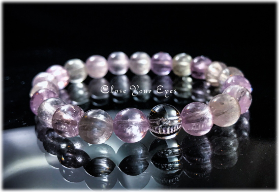 オンリーワンブレス　８ｍｍハイパーエナジーブレスレット　クンツァイト