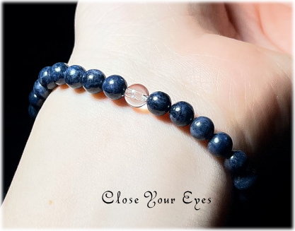 ６ｍｍエナジーブレス　サファイア　０２　オンリーワンブレス