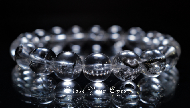 10.5ｍｍエナジーブレス　 チベタンブラック・クリア　オンリーワンブレス