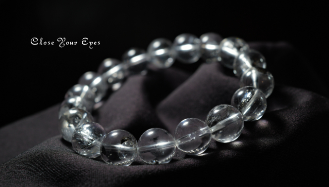 10.5ｍｍエナジーブレス　 チベタンブラック・クリア　オンリーワンブレス