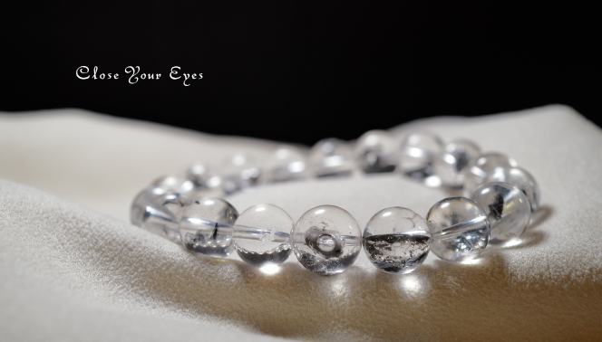 10.5ｍｍエナジーブレス　 チベタンブラック・クリア　オンリーワンブレス