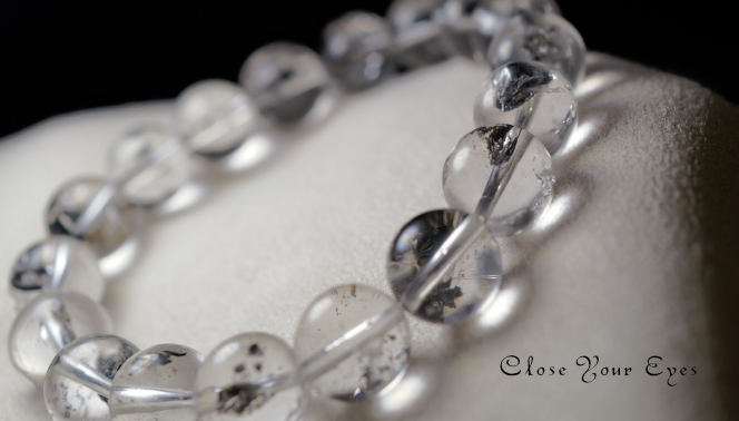 10.5ｍｍエナジーブレス　 チベタンブラック・クリア　オンリーワンブレス