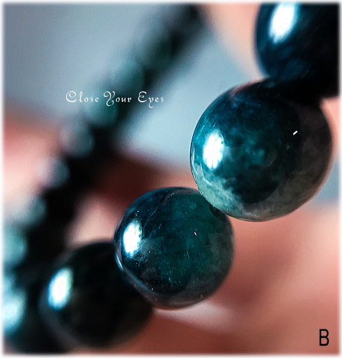 オンリーワンブレス　ハイパーエナジーブレス　インディゴライト　８ｍｍ　B