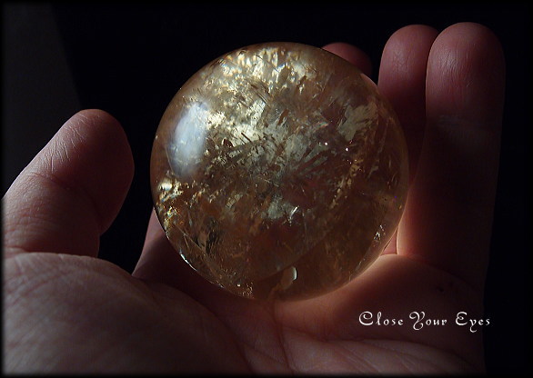 次元を変える GOLDENオプティカルカルサイト丸玉　０１