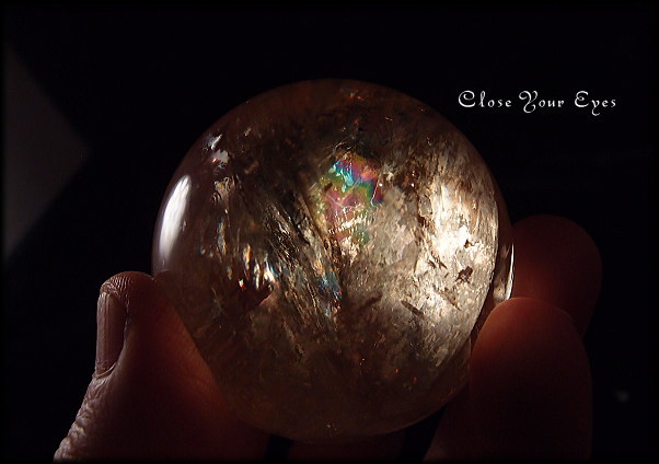 次元を変える GOLDENオプティカルカルサイト丸玉　０２