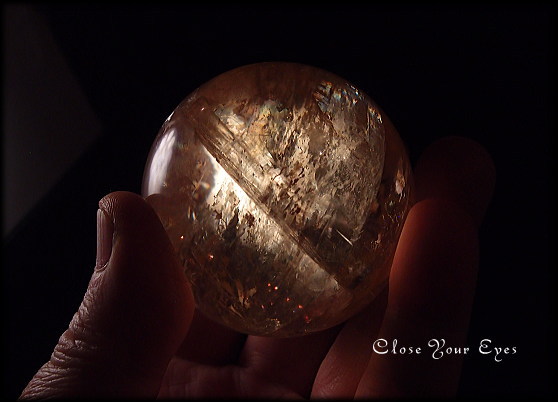 次元を変える GOLDENオプティカルカルサイト丸玉　０２