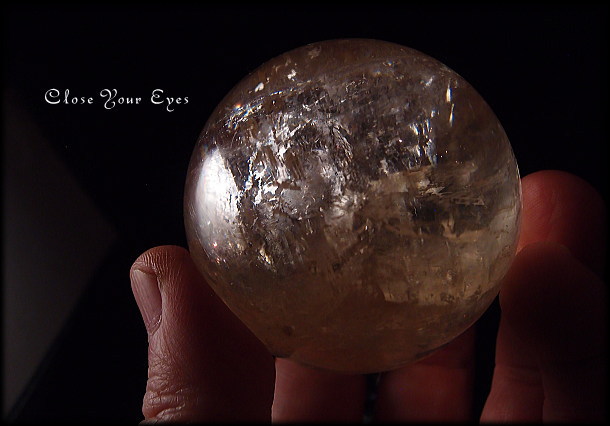 次元を変える GOLDENオプティカルカルサイト丸玉　０３