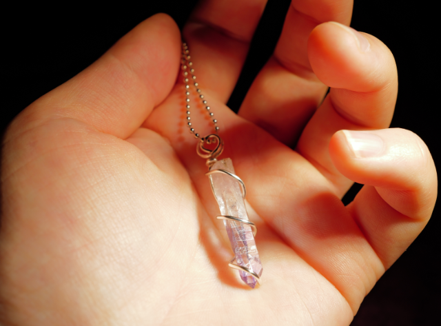 メキシコ・ベラクルス産　アメシスト　ペンデュラム　０７