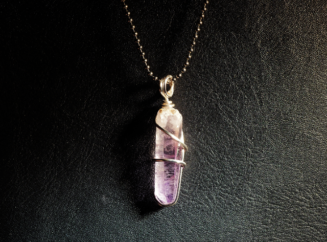 メキシコ・ベラクルス産　アメシスト　ペンデュラム　０９