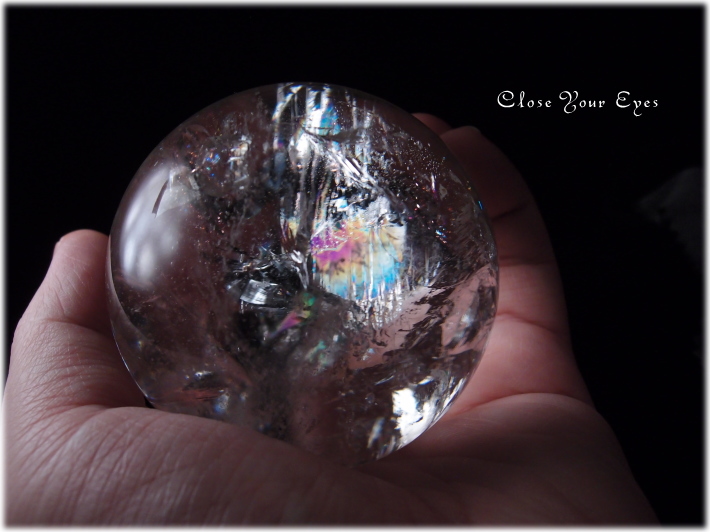 レインボー水晶