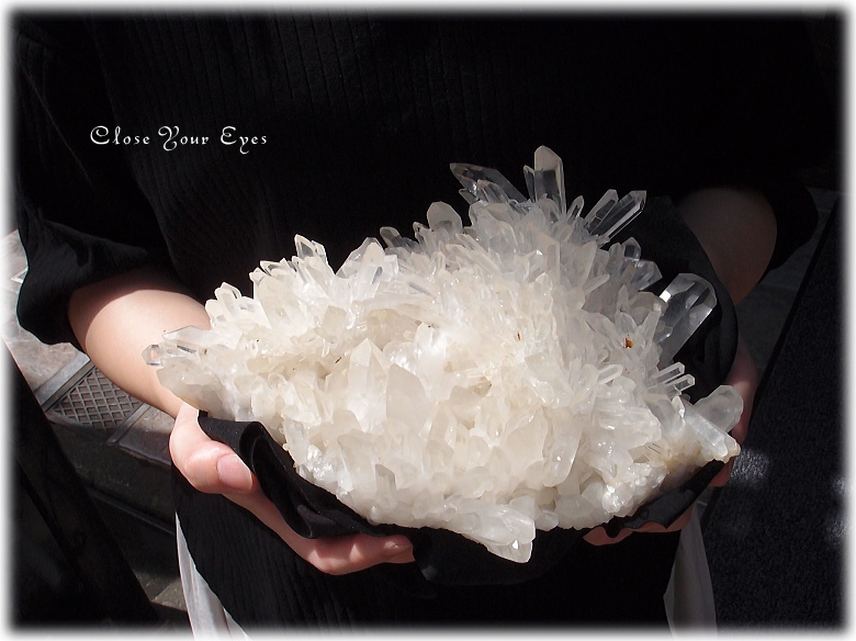 レアな石達　アメリカ産　アーカンソー水晶クラスター