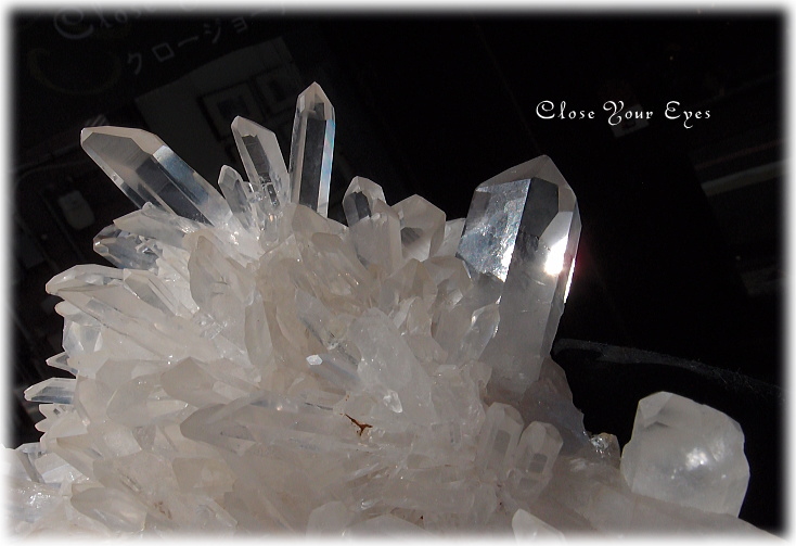 レアな石達　アメリカ産　アーカンソー水晶クラスター