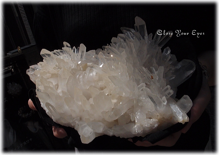 レアな石達　アメリカ産　アーカンソー水晶クラスター