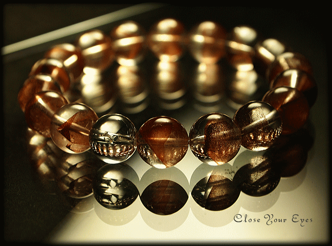 ハイパーエナジーブレス　レッドファントムクォーツ　１１ミリ　画像４