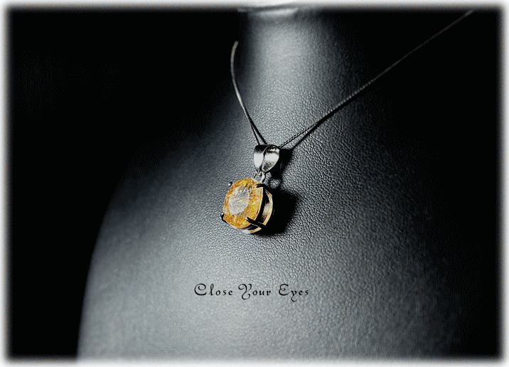 シルバーペンダント　サンストーン　画像４