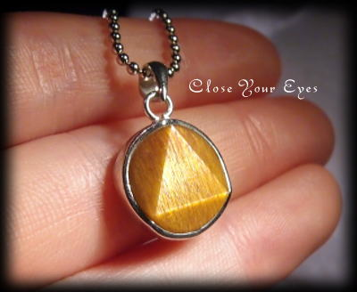 シルバーペンダント　サンストーン　画像２