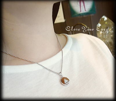 シルバーペンダント　サンストーン　画像４