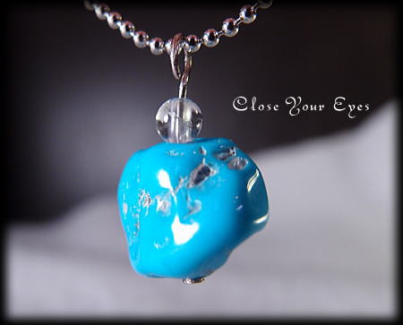 ターコイズ　スリーピングビューティー　ペンダント　０５
